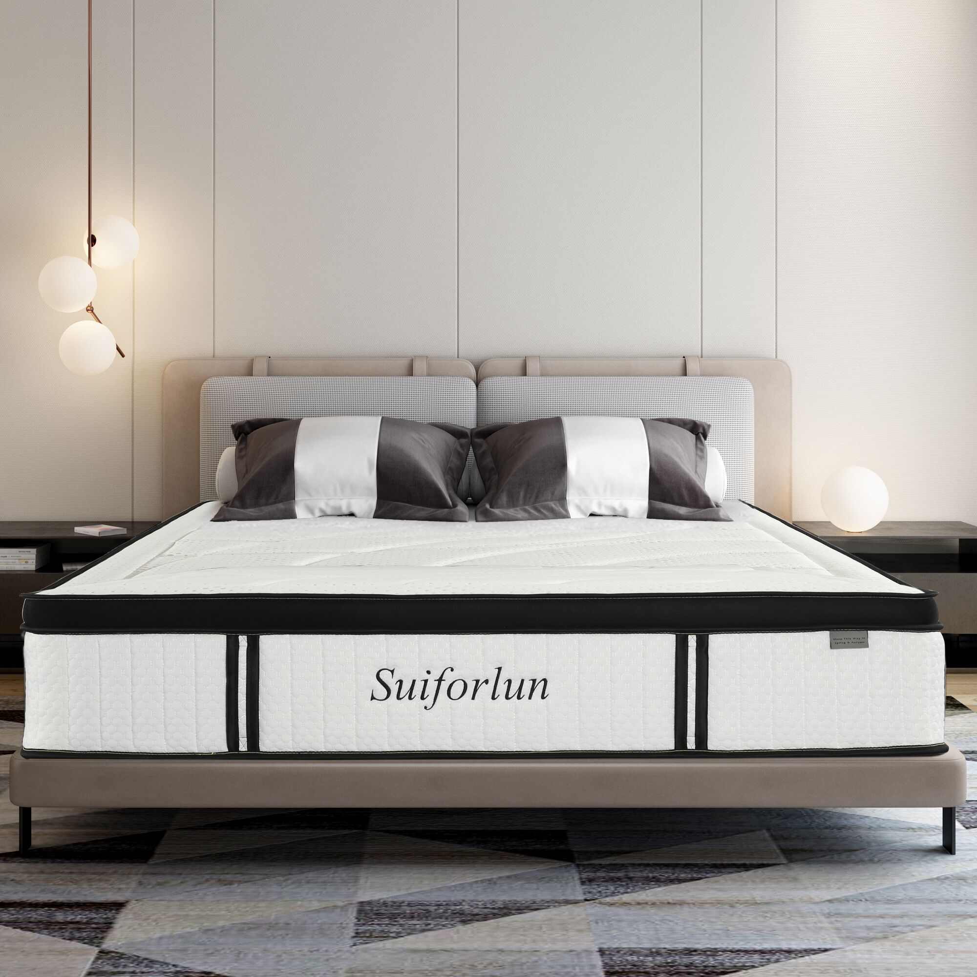 suiforlun luxury hybrid mattress