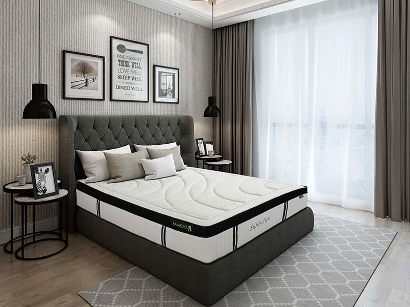 Suiforlun mattress white best hybrid mattress customized for hotel-1
