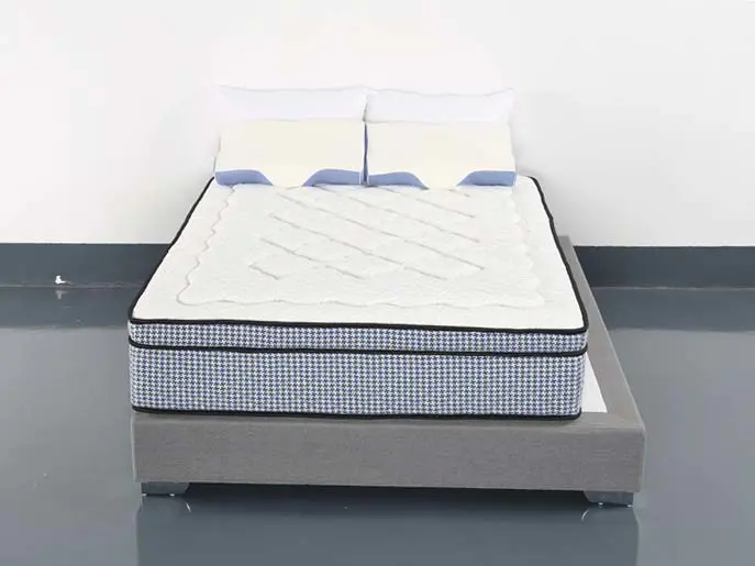 Suiforlun mattress hypoallergenic hybrid foam mattress coils innerspring for home