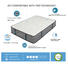 hypoallergenic best hybrid mattress white series for family