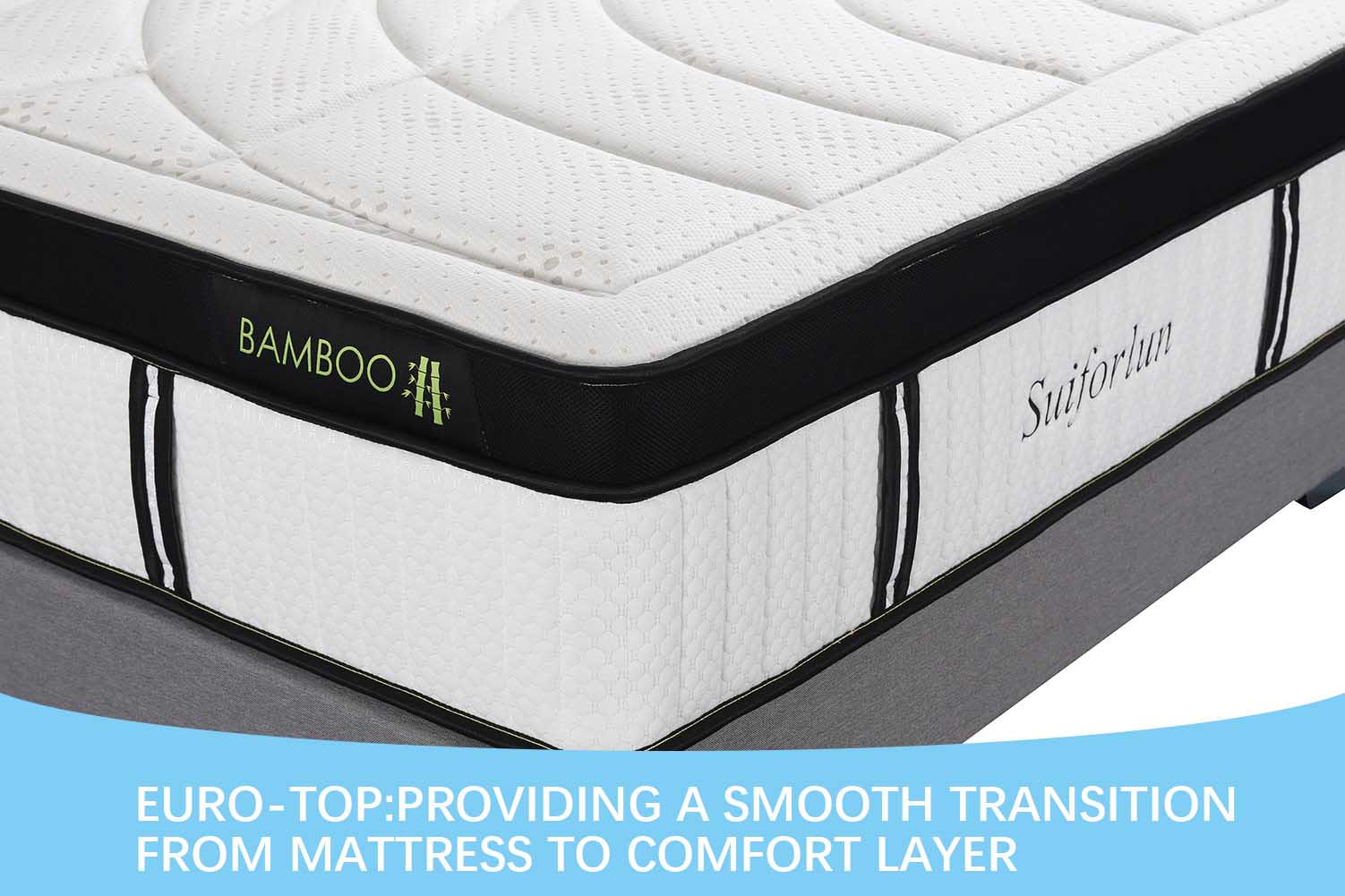 Suiforlun mattress white best hybrid mattress customized for hotel-7