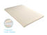 breathable twin mattress topper with removable bamboo fabric zippered cover supplier for family