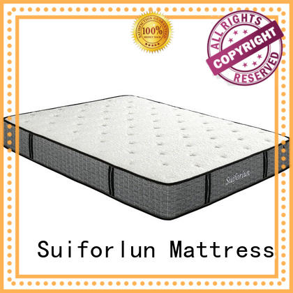Suiforlun mattress coils innerspring queen hybrid mattress manufacturer for hotel