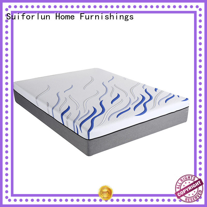 Suiforlun mattress 10 inch memory foam bed customized for hotel