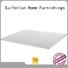 breathable twin mattress topper with removable bamboo fabric zippered cover manufacturer for hotel