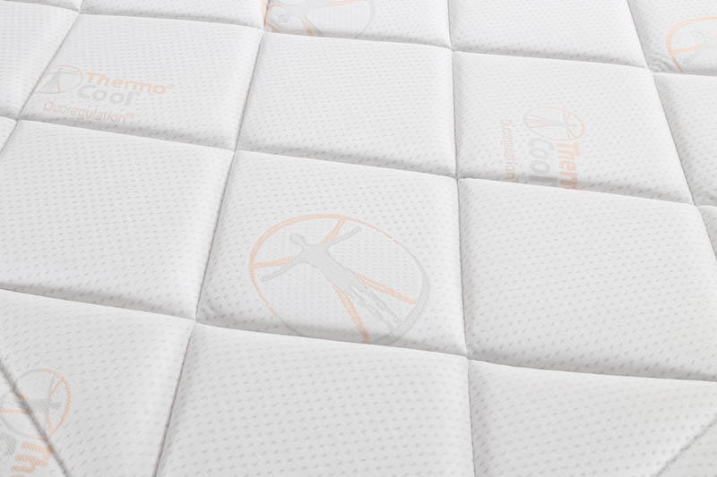 durable queen hybrid mattress white series for family-3
