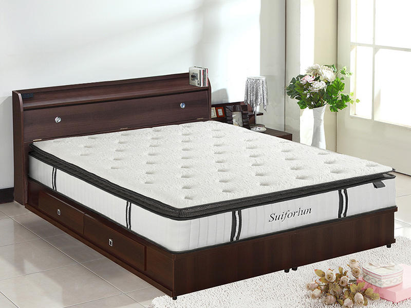 Suiforlun mattress breathable hybrid mattress customized for hotel-1
