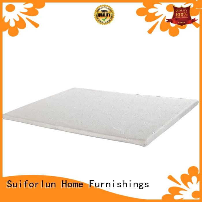 quality foam bed topper with removable bamboo fabric zippered cover supplier for home
