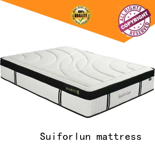 Suiforlun mattress 14 inch best hybrid mattress manufacturer for hotel