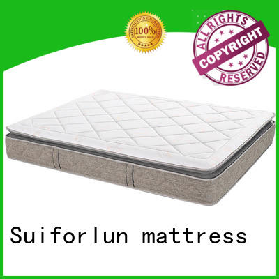 durable queen hybrid mattress white series for family