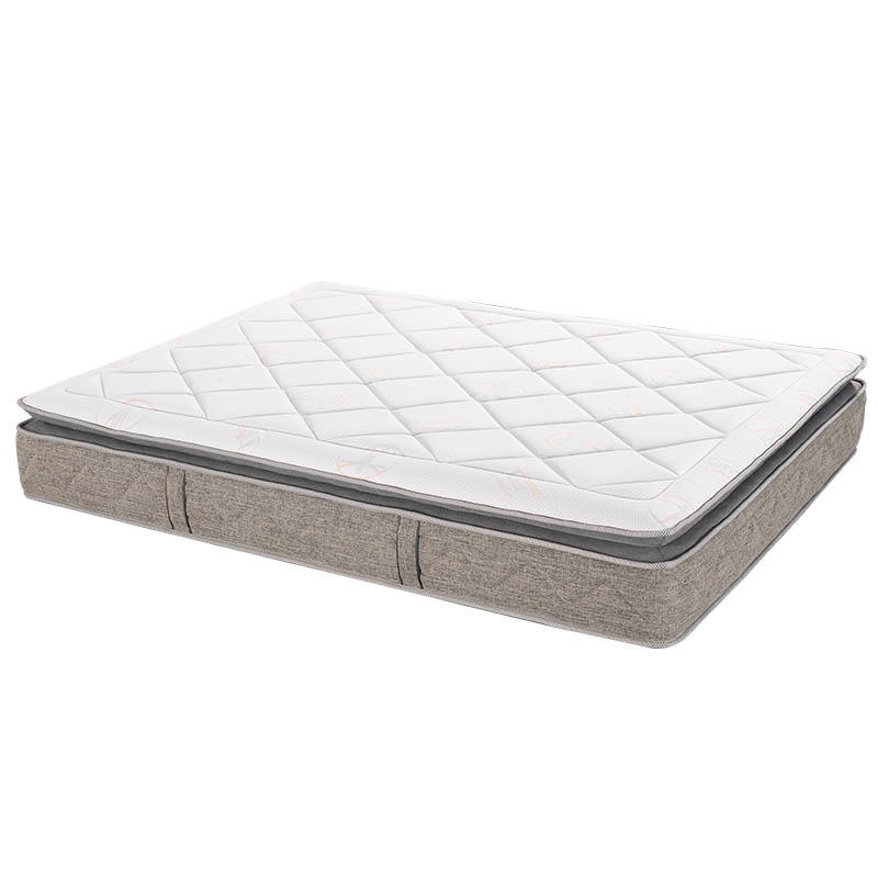 durable queen hybrid mattress white series for family-2