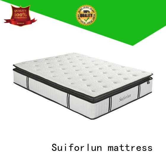 Suiforlun mattress hypoallergenic gel hybrid mattress customized for hotel