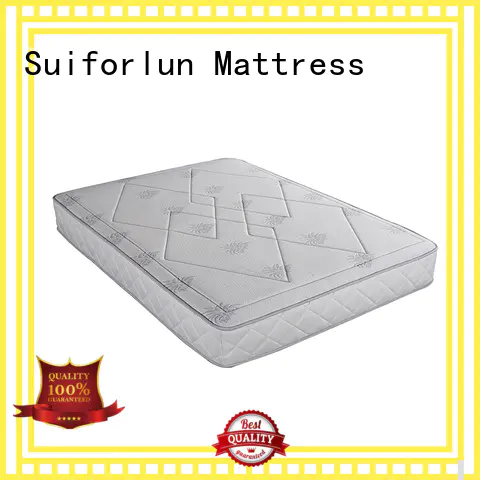 Suiforlun mattress 10 inch hybrid memory foam spring mattress supplier for hotel