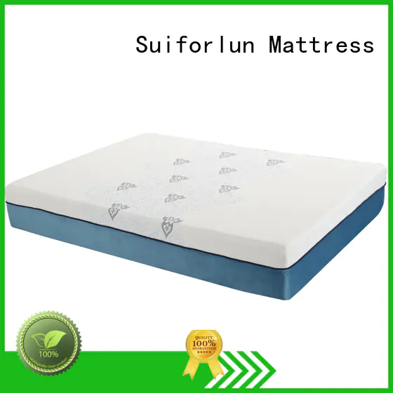 quality Gel Memory Foam Mattress knitted fabric factory direct supply for sleeping