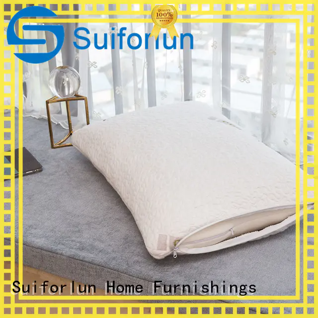 Suiforlun mattress Polyester shredded memory foam pillow manufacturer for home
