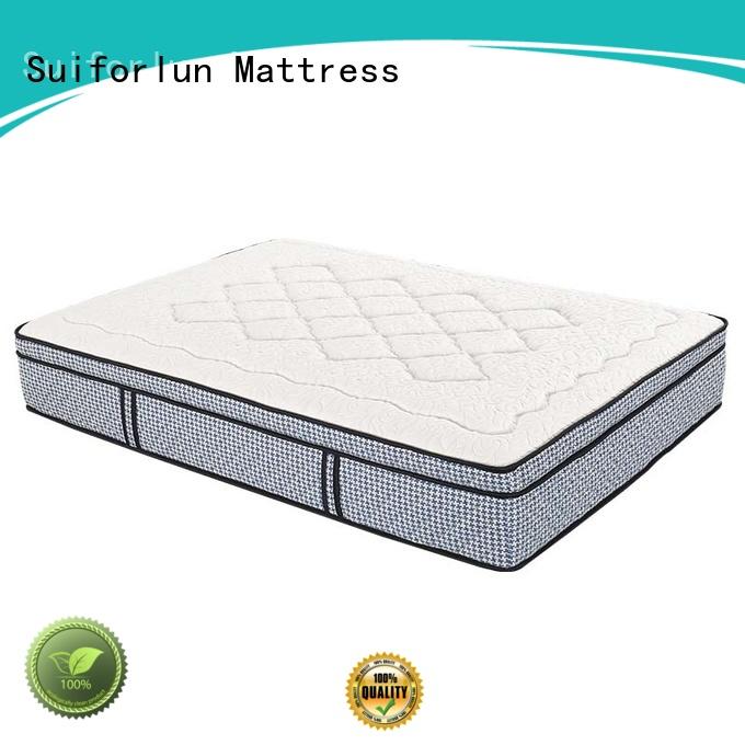 Suiforlun mattress hypoallergenic hybrid mattress king series for hotel
