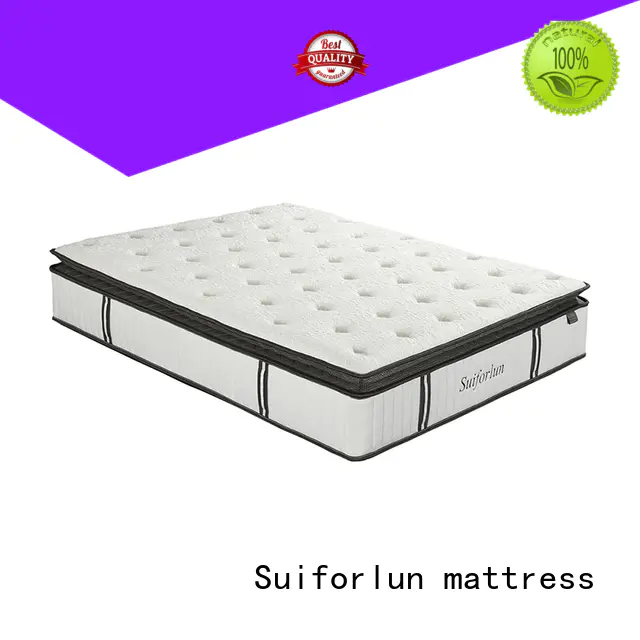 Suiforlun mattress 14 inch hybrid bed customized for home