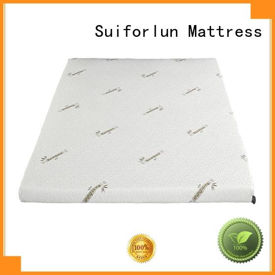 Suiforlun mattress 4 inch foam bed topper customized for home