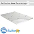 wool mattress topper with removable bamboo fabric zippered cover for hotel Suiforlun mattress