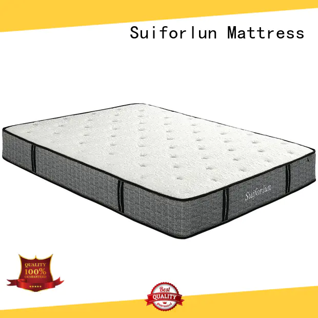 Suiforlun mattress 12 inch hybrid bed customized for sleeping