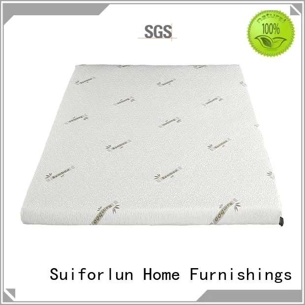 fabric Custom topper memory twin mattress topper Suiforlun mattress suiforlun